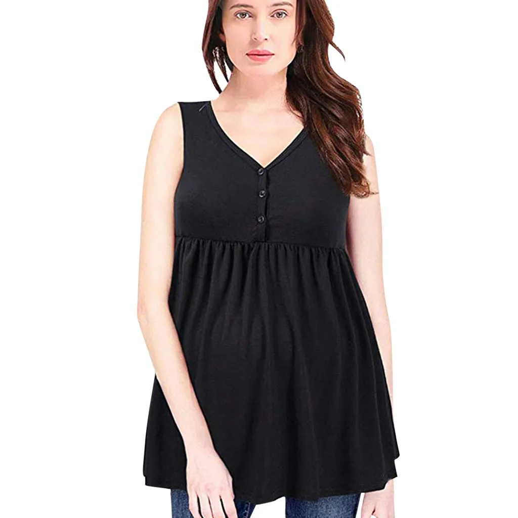

New Fashion Ladies Pregnant Women Breastfeeding Solid Short Sleeve Blouse Tops Summer Shirt Wholesale Free Ship Z4