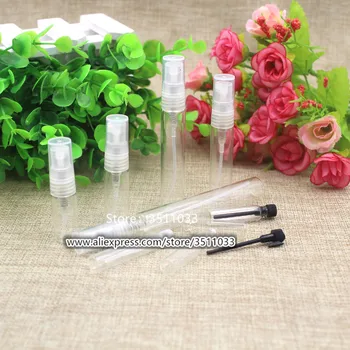 

2ml 3ml 5ml10ml Clear Spray Bottle Small Empty Glass Atomizer Perfume Bottle Mini Liquid Refillable Cosmetic Container Vials