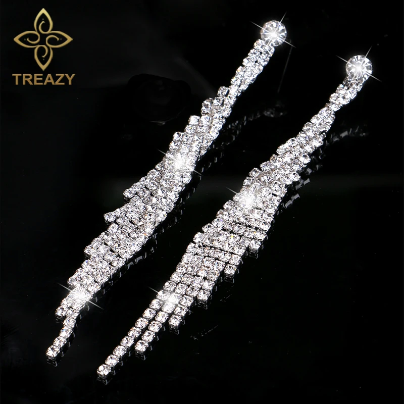 SELOVO Big Chain Tassel Statement Earrings Bridal Nigeria | Ubuy