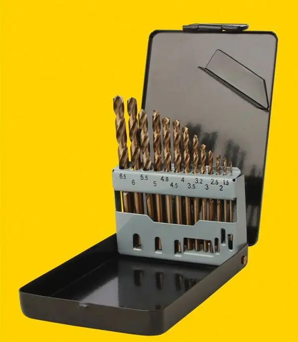

BESTIR taiwan made excellent HSS straight shank M35 cobalt high speed steel twist drill set for stainless steel NO.93451