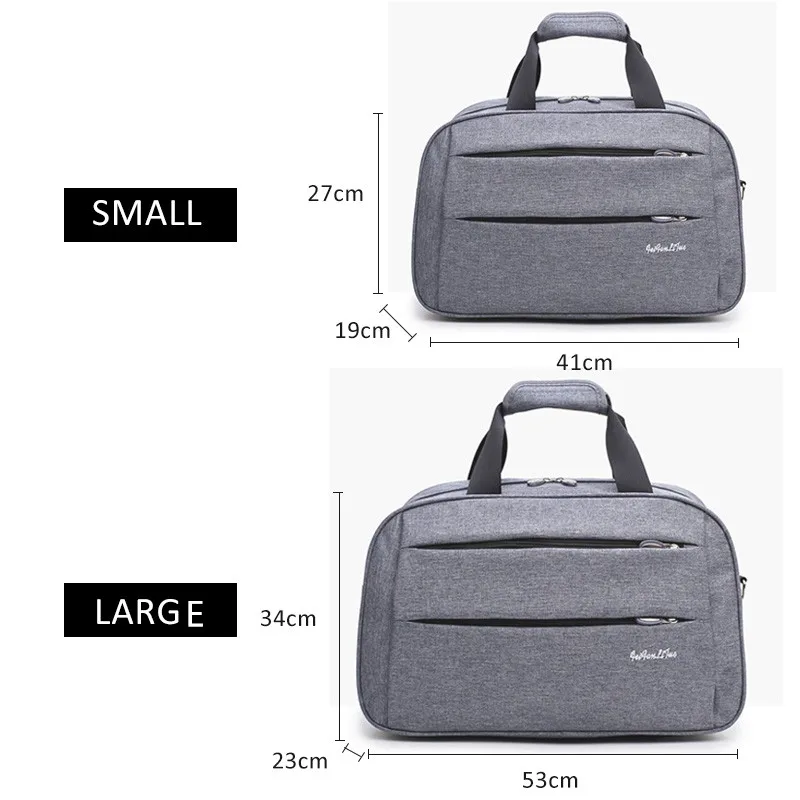 Hot Men Travel Handbag Weekend Carry on Luggage Bags Men Duffel Shoulder  Bag Luggage Overnight Gray maletas de viaje|Travel Bags| - AliExpress