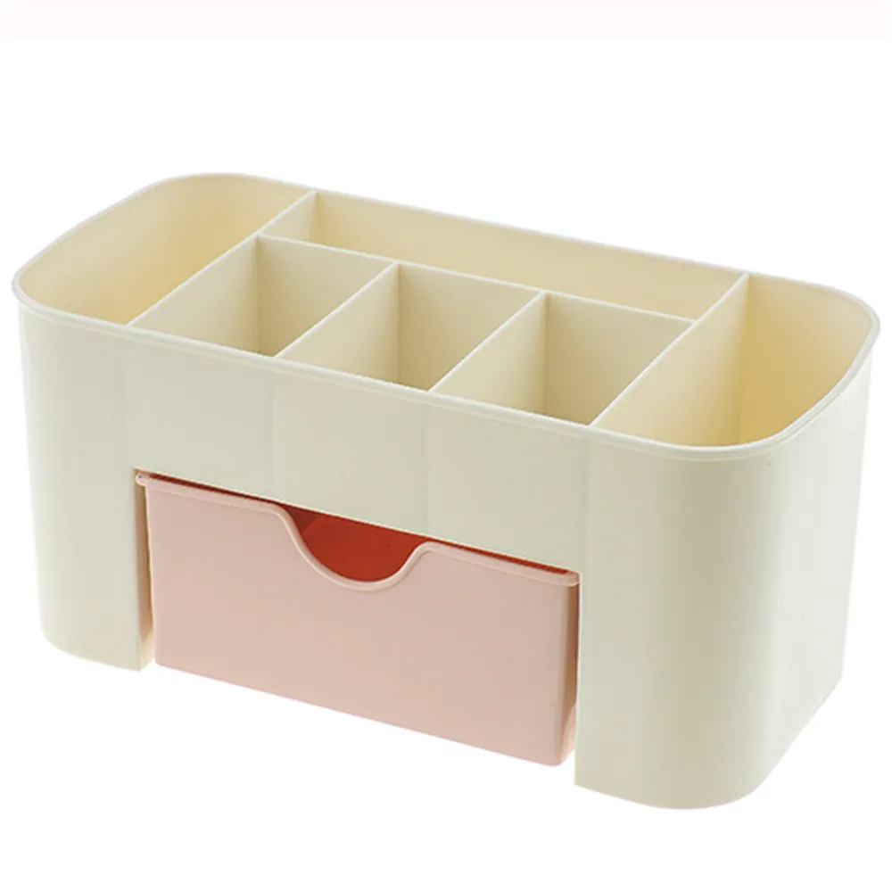 

Plastic Storage Box Makeup Organizer Case Drawers Cosmetic Display Storage Organizer Office Sundries Make Up Container Boxes