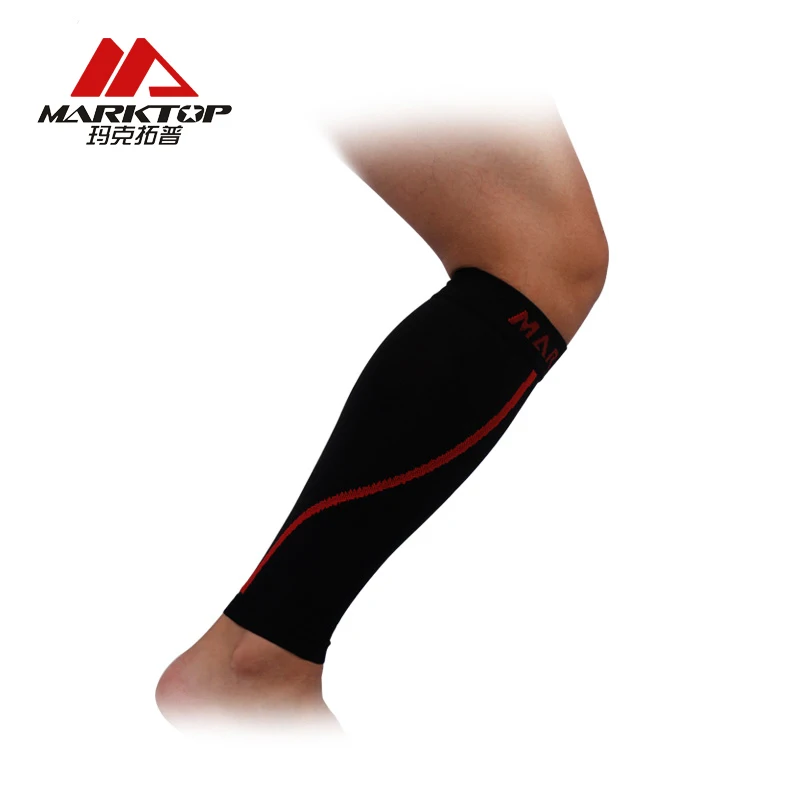 Marktop Legwarmers Support Compression Sleeve Support Sports Leg Warmer Cycling Running Football Sock Protector Fluorescent 5199