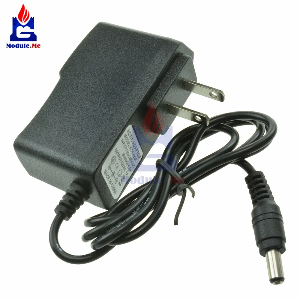AC 100-240V в DC 12V 1A 1000mA Импульсный блок питания конвертер адаптер US Plug | Электронные