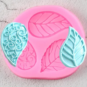 

Sugarcraft 1 piece Leaf Silicone mold Fondant Mold Cake Decorating Tools Chocolate Mold Baking Mold