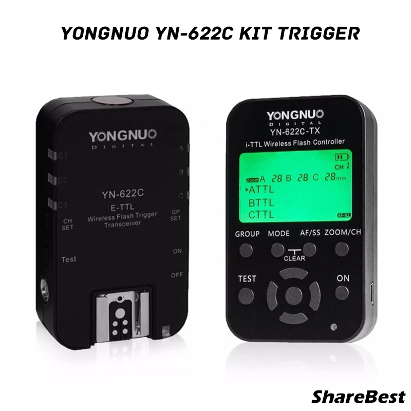 Yongnuo YN622 C kit (1x YN622C-TX + 1x YN622C RX) | Электроника