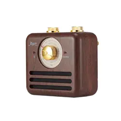 Винтажный радиоприёмник громкоговоритель в стиле ретро беспроводной Bluetooth деревянный fm-радио динамик сильный бас громкий объем для