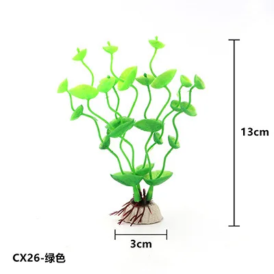 Aquarium decoration simulation water grass aquarium landscaping set plastic flowers and plants crafts gifts water grass CX27