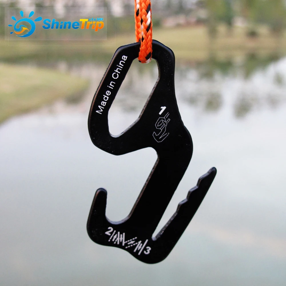 Tent Buckle (10 pcs) Aluminum Alloy 9 Shape Rope Buckle Tightener Tie