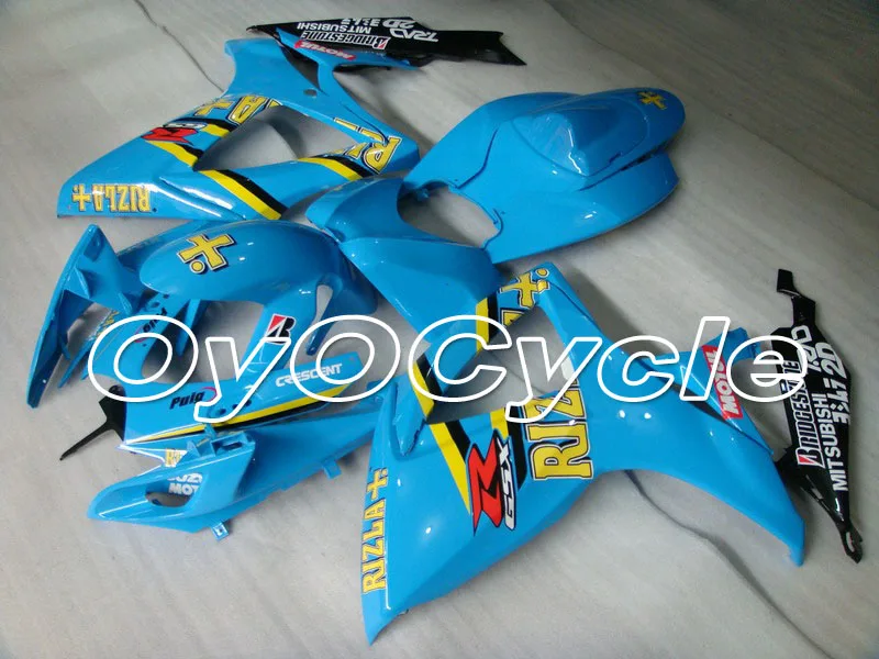 

For 06-07 Suzuki GSXR600 GSXR750 K6 K7 GSXR 600 750 Injection Motorcycle ABS Fairing Bodywork Kit 2006 2007 Sky Blue