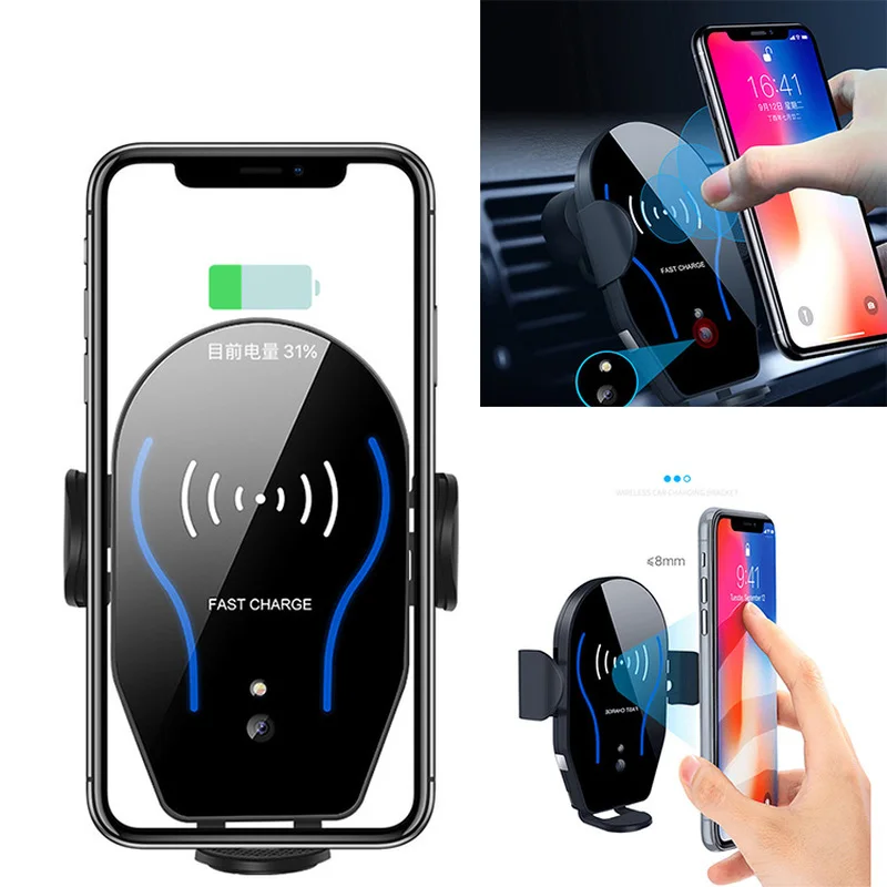 Gravity Led 10 Вт QI автомобильный держатель вентиляционного отверстия крепление