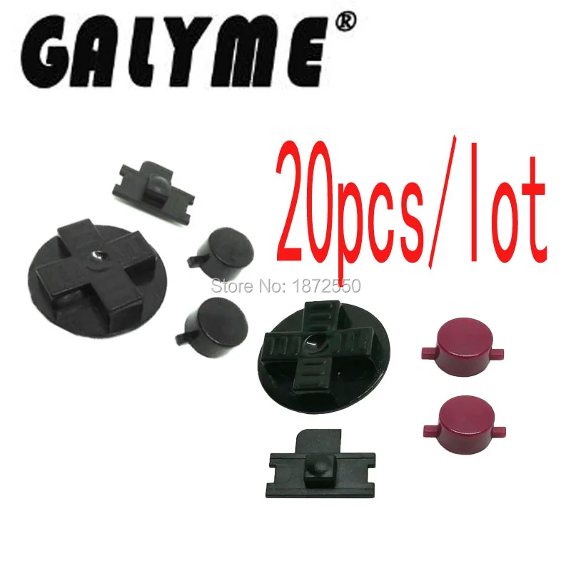 20 шт./лот популярные классические цветные кнопки Keypress Fit GameboyGB подходят для GBO DMG
