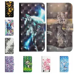 СПС Coque sony xperia XZ3 случае Роскошные 3D Cat кожаный бумажник флип-чехол для Сони E xperia XZ3 чехол для телефона для Coque sony XZ3 случаях