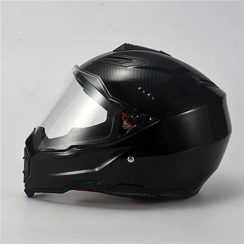 

carbon fiber print motorcycle helmet full face motocross new design helmets casco casque moto DOT ECE approved