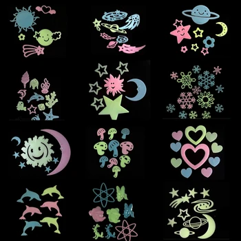 

Hot sale new Luminous stars 3d wall stickers home decor living room wall stickers for kids rooms Special gift