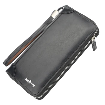 

Baellery Wallet Men Brand Long Wallets Designer Leather Zipper Men's Wallet Male Clutch Bag Card Holder Casual Phone Money Purse