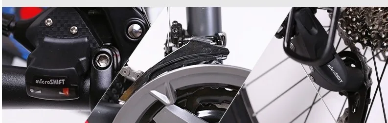 Perfect Double Disc Shock Absorber Bicycle High Carbon Steel Frame Adult Men and Women Recreational Cross-Country 8