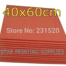 2 шт. термопресс машина силиконовый коврик 60x40 см высокая термостойкость для теплопередачи сублимации