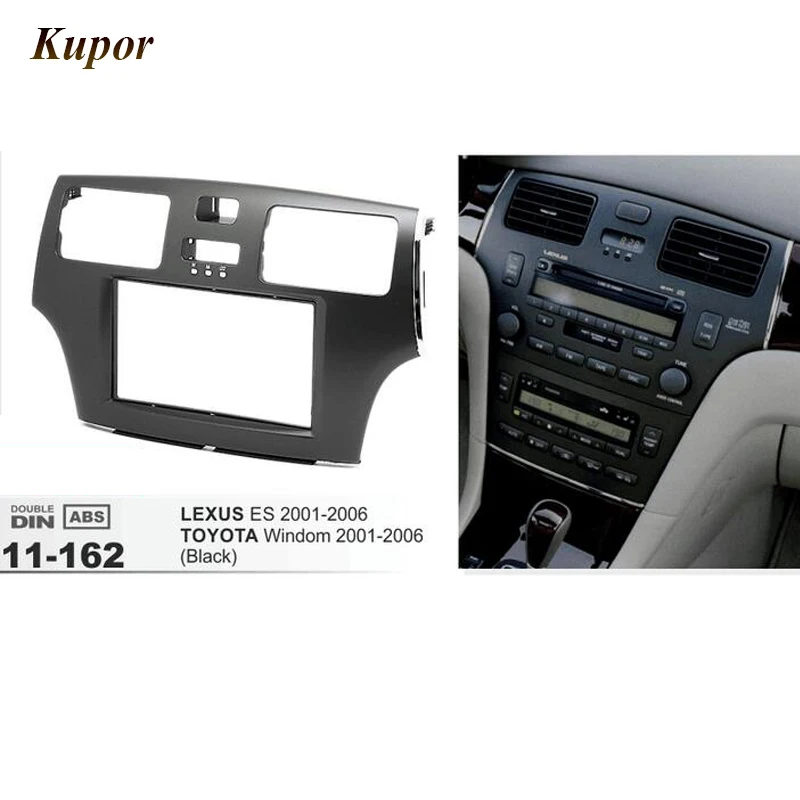 11-162 автомобильный радиоприемник для Toyota windom 2001-2006/LEXUS ES рамка для DVD CD отделка монтажная рама комплект 178*100/173*98 мм