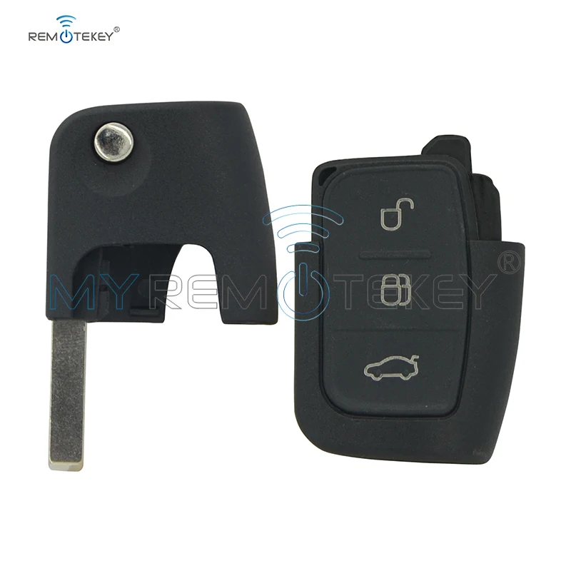 Remtekey складной ключ 3 кнопки HU101 для Ford Focus 2003 2004 2006 2007 2008 2010 2012