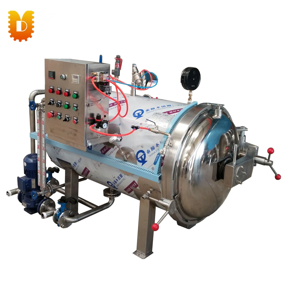 

Single-Deck High Temperature Canned Meat Fruit Vegetable Drink Autoclave Steam Sterilization