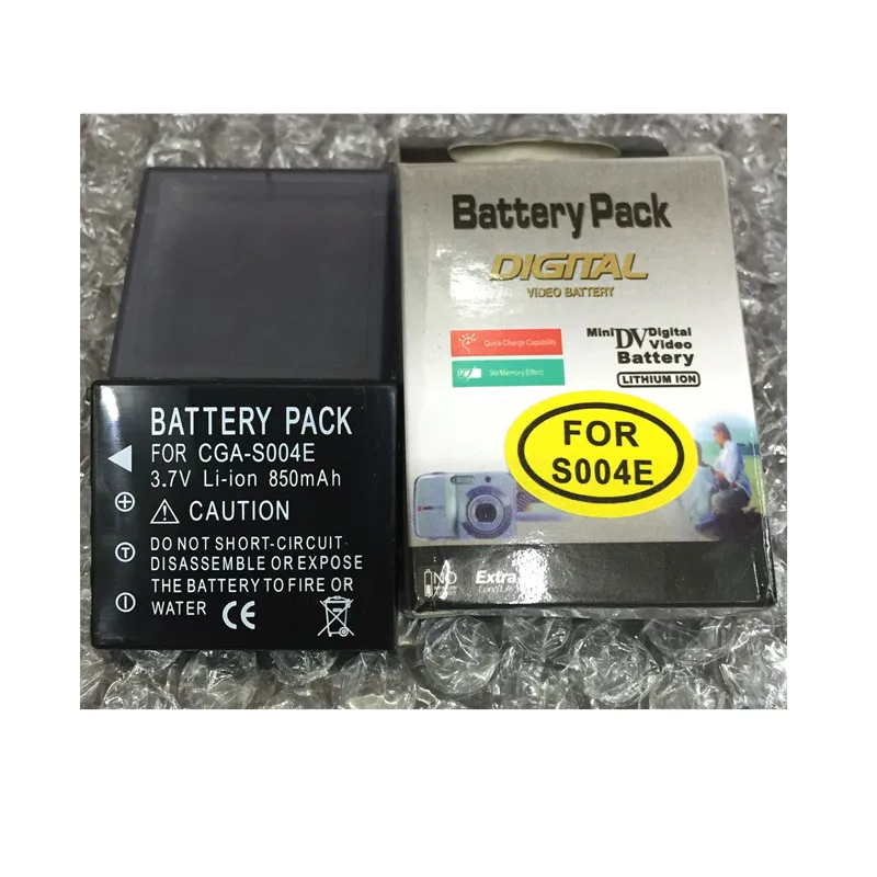 CGA S004E CGA S004E lithium batteries S004 Digital camera battery For Panasonic DMW BCB7/1B DMC