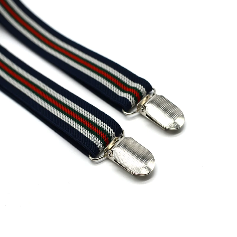 Модный комплект подтяжек с галстуком-бабочкой в английском стиле, повседневный дизайн в полоску, мягкий материал, упаковка из