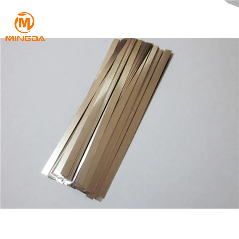 

MINGDA Nickel Stripe Battery 0.1Mm Thickness 4Mm Width 120mm Length Nickel Plate Professional Ni-0.1*4*120mm