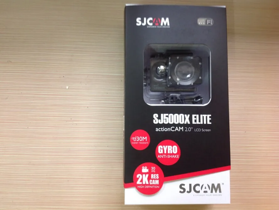 SJCAM SJ5000X Elite WiFi гироскоп Спорт DV 4 K 24fps 2K30fps 2,0 ЖК-дисплей NTK96660 Дайвинг 30 m Водонепроницаемый действие Камера