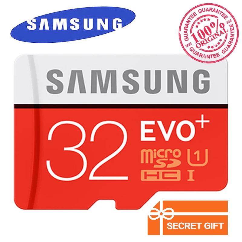 Genuine Samsung EVO+ micro sd card 32gb 128gb 64gb Class 10 memory card