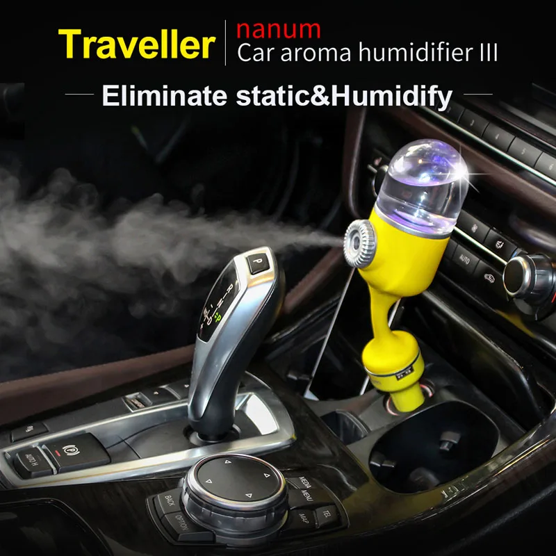 Car diffusers Car Air Humidifier Mini Aroma essential oil Diffuser Aromatherapy Portable cool mist Purifier in car
