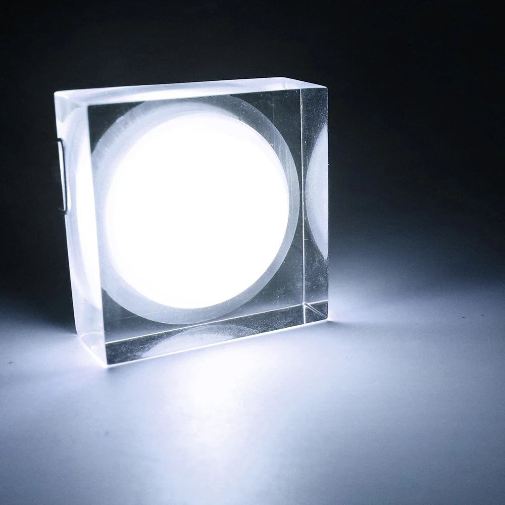 Downlight + Motorista Teto de Cristal Armário da Escada para a Sala de Estar do Hotel Praça Levou Spot Light 1 w 3 Arandela 110 v 220 iq 4 Pcs 10 China downlight square Suppliers