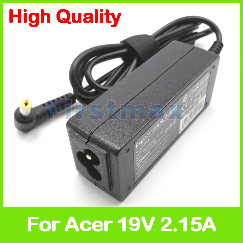 40W 19V 2.15A переменного тока постоянного тока, адаптер питания для acer Aspire E1-572 E3-111 E3-112 E5-411 E5-421 E5-471 E5-511 E5-521 E5-531 зарядное устройство