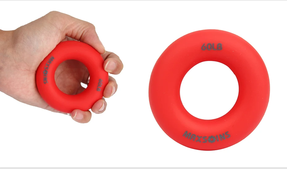Силикагель Портативный рукоятка зажимное кольцо кистевой эспандер тренажер для пальцев силы хвата реабилитации Pow динамометр мяч