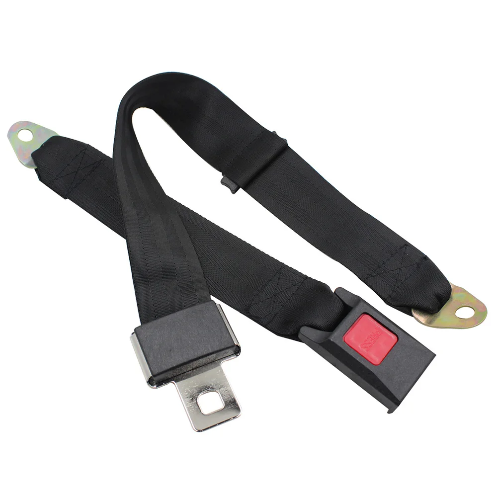 Universal Adjustable Car Two Point Seat Belt Lap Durable Polyester
