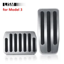 Pedal Stop And Get Free Shipping On Aliexpress Anti Slip Fuel Brake Pedals For Tesla Model 3 2018 2019 Car Interior Pedal Cover