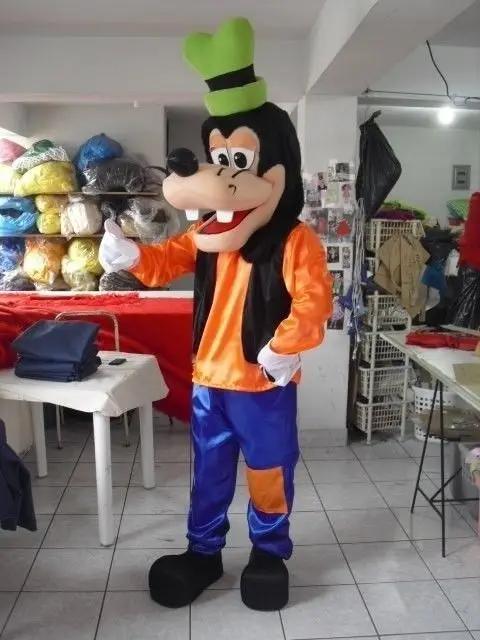 

2016 Hot Sale Goofy Dog Cartoon Outfit Carnival Mascot Costume Fancy Dress School Mascot College Costume
