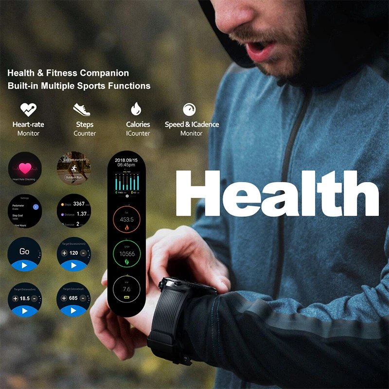 US $235.18 Fashion Smart Watch Zeblaze Thor 4 Dual Smartwatch 4G Sim GPS Heart Rate Monitor 5MP5MP Double Camera Watch Android pk Thor 4 5