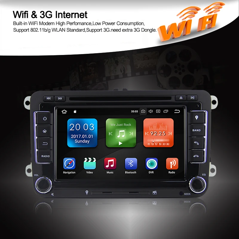 Excellent Android 8.1 Two Din Car Multimedia Player Auto Radio for Skoda/Seat/Volkswagen/VW/Passat B7/POLO/GOLF 5 6 DVD GPS Autoradio Wifi 2 Excellent Android 8.1 Two Din Car Multimedia Player Auto Radio for Skoda/Seat/Volkswagen/VW/Passat B7/POLO/GOLF 5 6 DVD GPS Autoradio Wifi 2
