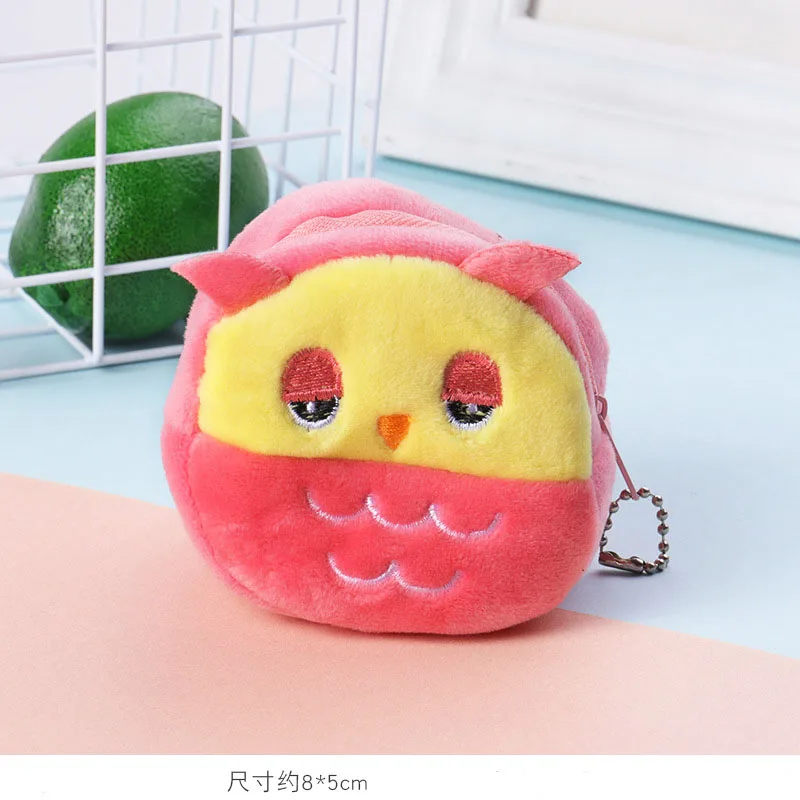 Plush Wallet Cartoon Stereo Coin Purse Cute Animal Anime Function Coin Key Bag Ladies Children Student 1 Plush Wallet Cartoon Stereo Coin Purse Cute Animal Anime Function Coin Key Bag Ladies Children Student 5
