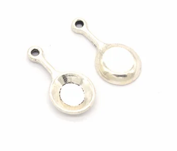 

150pcs Fashion pot charms pendant 22*11mm antique silver Mobile phone accessories Handmade earring bracelet necklace anklet allo