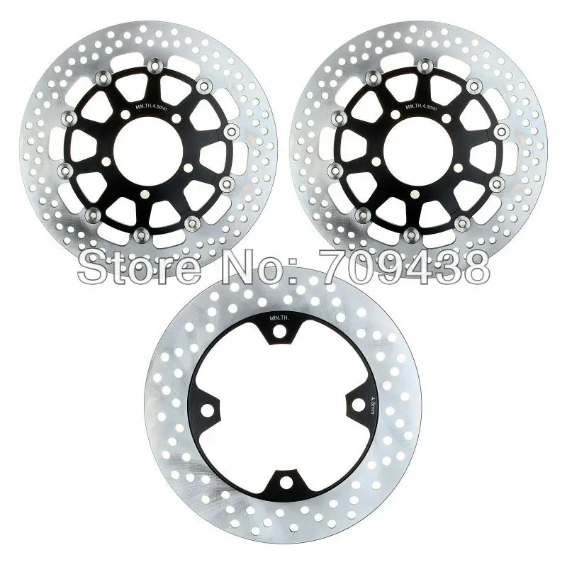

Full Set Front+Rear Brake Disc Rotor For KAWASAKI 650 ER6F 2006-2008 ER6N 2006-2011 KLE 650 Versys ABS 2007-2011 2009 2010
