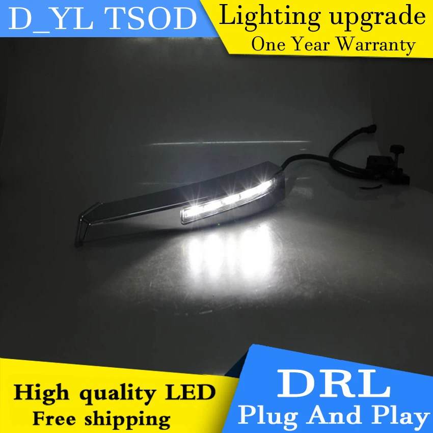 Car styling For Jaguar XF LED DRL For XF led fog lamps daytime running