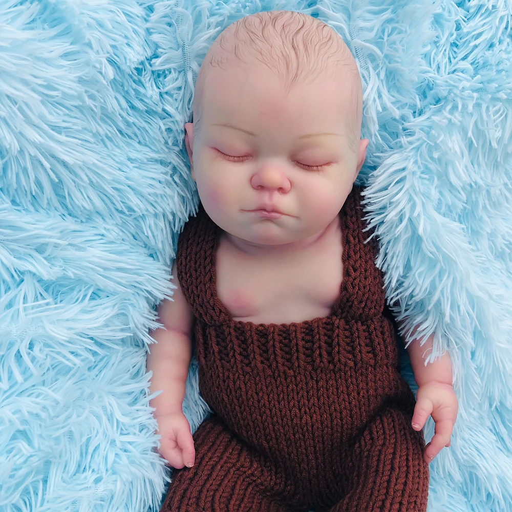 20 дюймов Полностью виниловые куклы bebe reborn богатая картина Спящая детская кукла