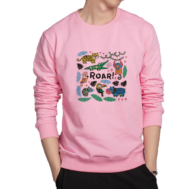 

Animal world hoodies a lot of animals print sweatshirt funny clothes long sleeve casual tops cotton hoodie men cool streetwear