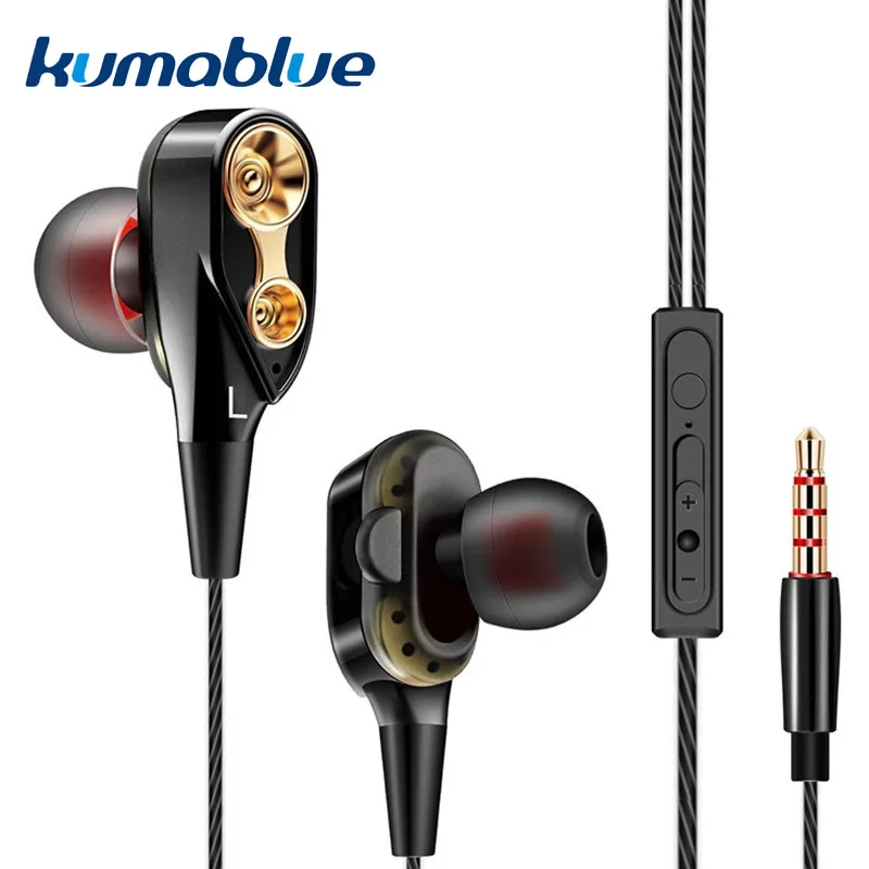 Inear наушники двойной драйвер гарнитуры бег HIFI лихорадка аурикулярная Audifonos