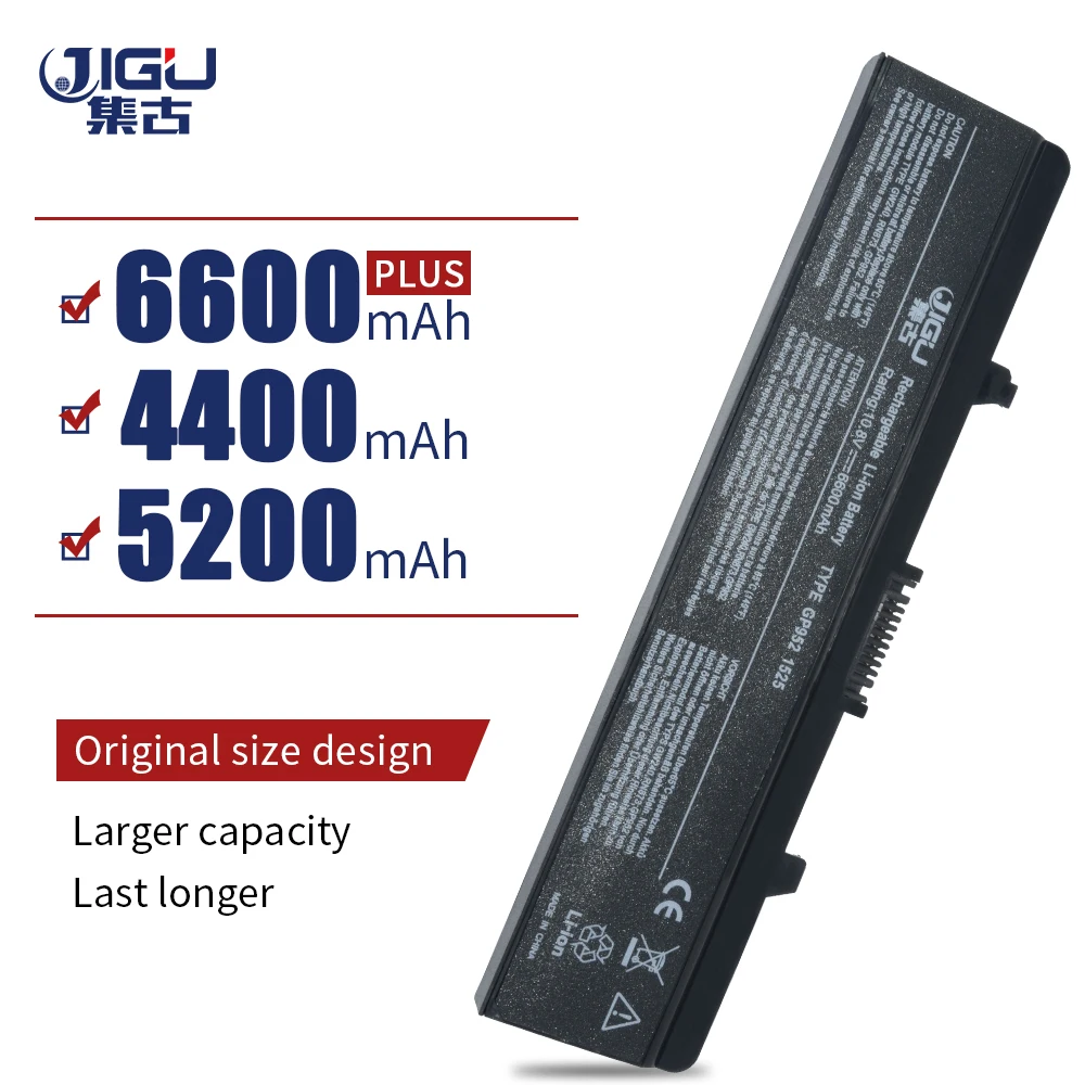 JIGU 6 Cells Laptop Battery GW240 For Dell Inspiron 1525 1526 For Inspiron 1545 1546 1440 1750 Vostro 500