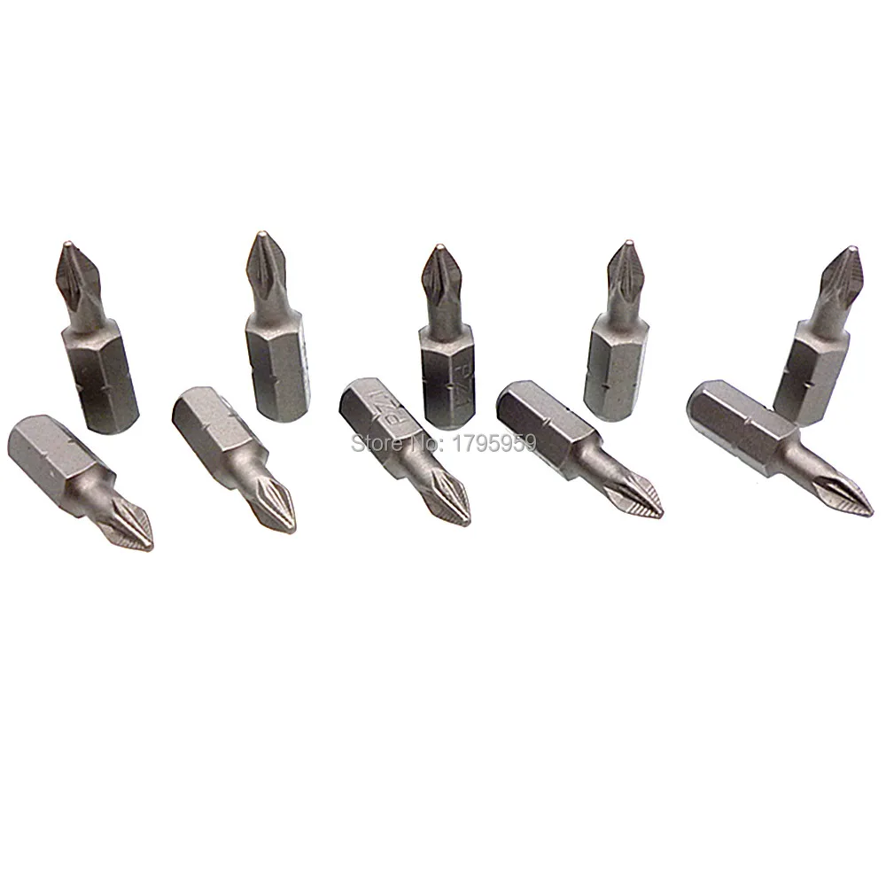 Отвертка с шестигранным хвостовиком 1/4 &quot6 35 мм PZ1 PZ2 PZ3 25 длинным ударным