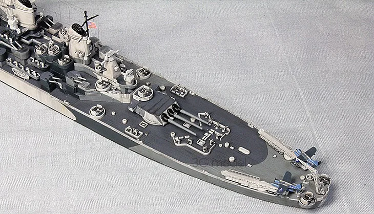 1/700 масштаб США ВМС линкор BB-63 USS Миссури комплект модели корабля игрушка