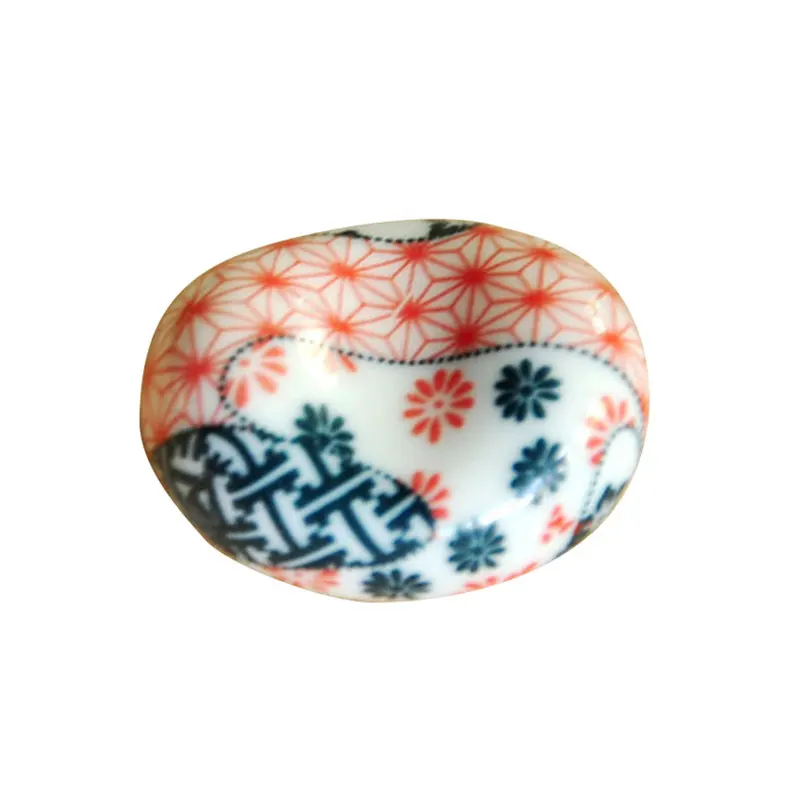 Милая японская керамика посуда слитки подставка для палочек для еды стойка фарфоровая Ложка Вилка подсвечник, декоративные изделия Прямая - Цвет: 3